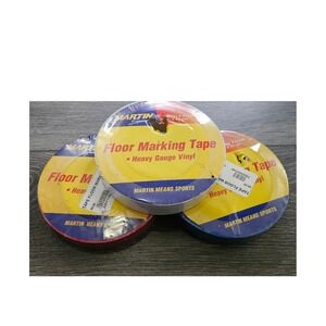 Martin Means Sports Floor Marking Tape Heavy Gauge Vinyl‎ 1 inch x 60 yds